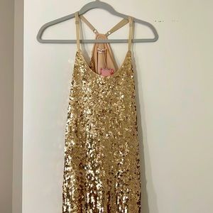 COPY - Gold sequin dress